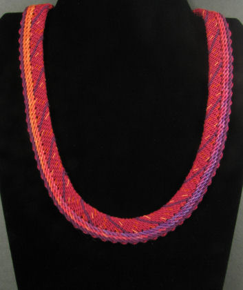 "PopsicleTwist" Ply-split Necklace