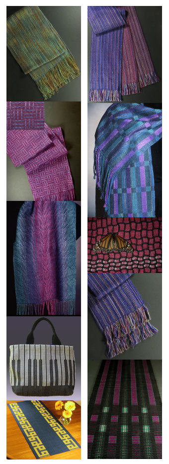 Photos of Louise French Handwover Textiles